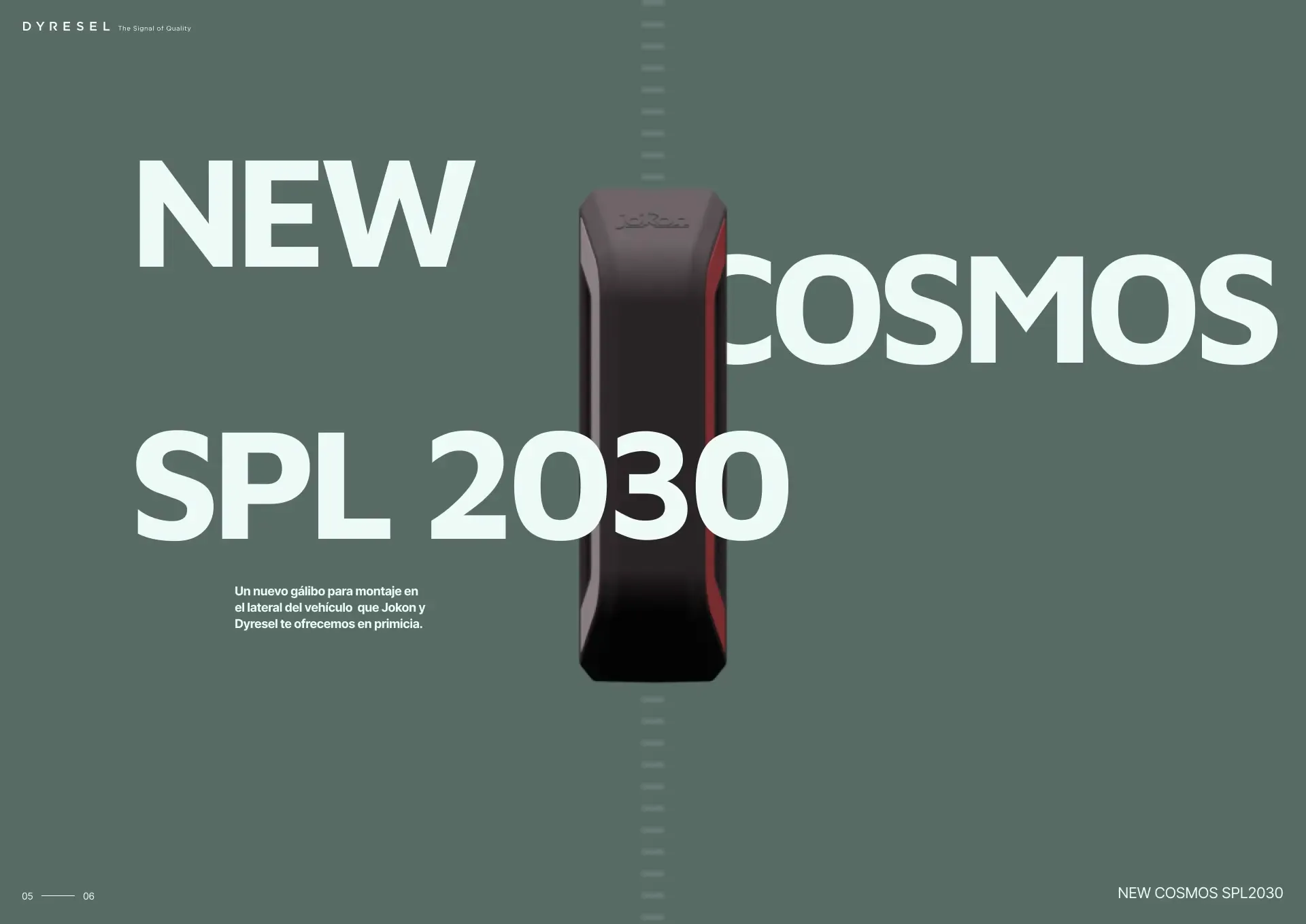 Diseño web 3D lanzamiento New Cosmos